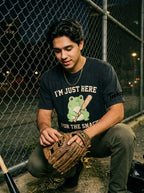 "I'm Just Here For The Snacks" Threatening Aura Frog Tee