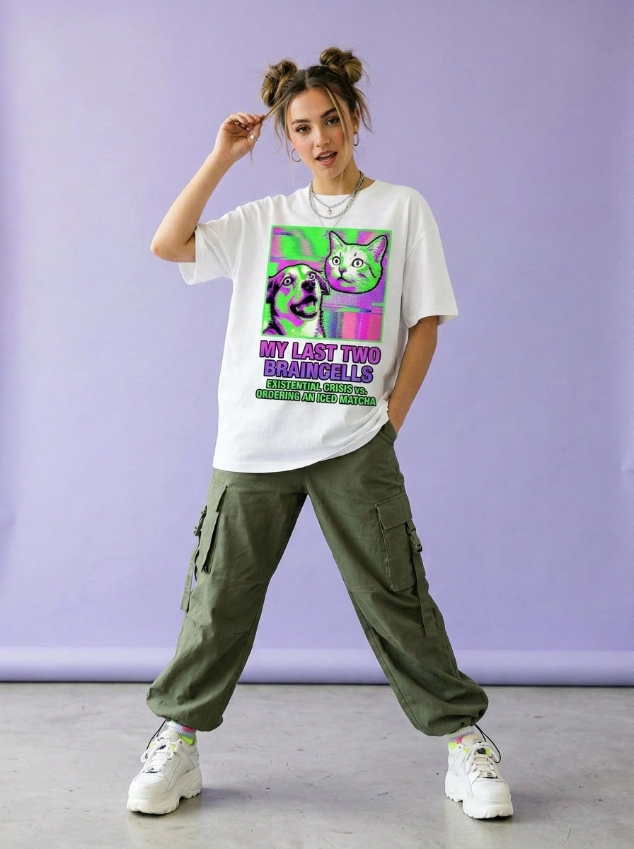 The "Matcha vs. Abyss" Glitch Artifact Tee