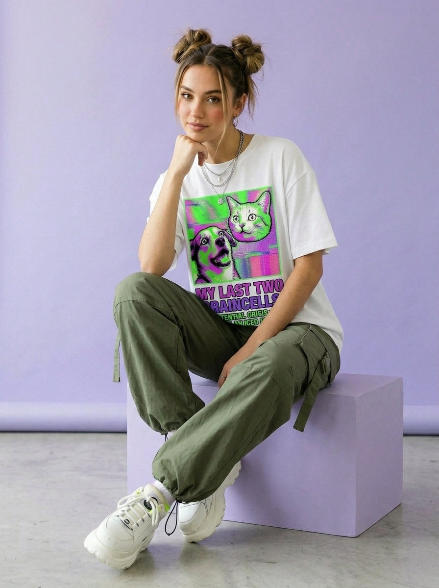The "Matcha vs. Abyss" Glitch Artifact Tee