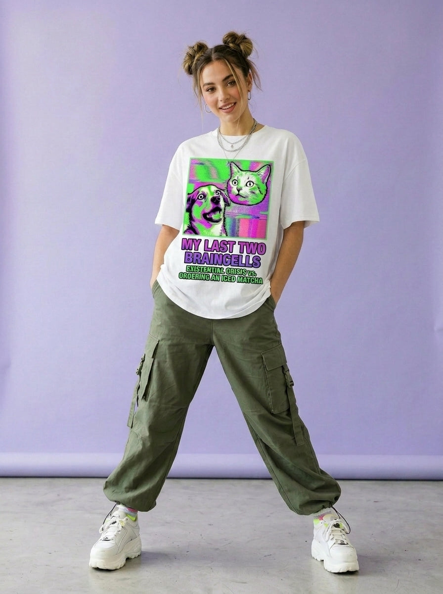 The "Matcha vs. Abyss" Glitch Artifact Tee