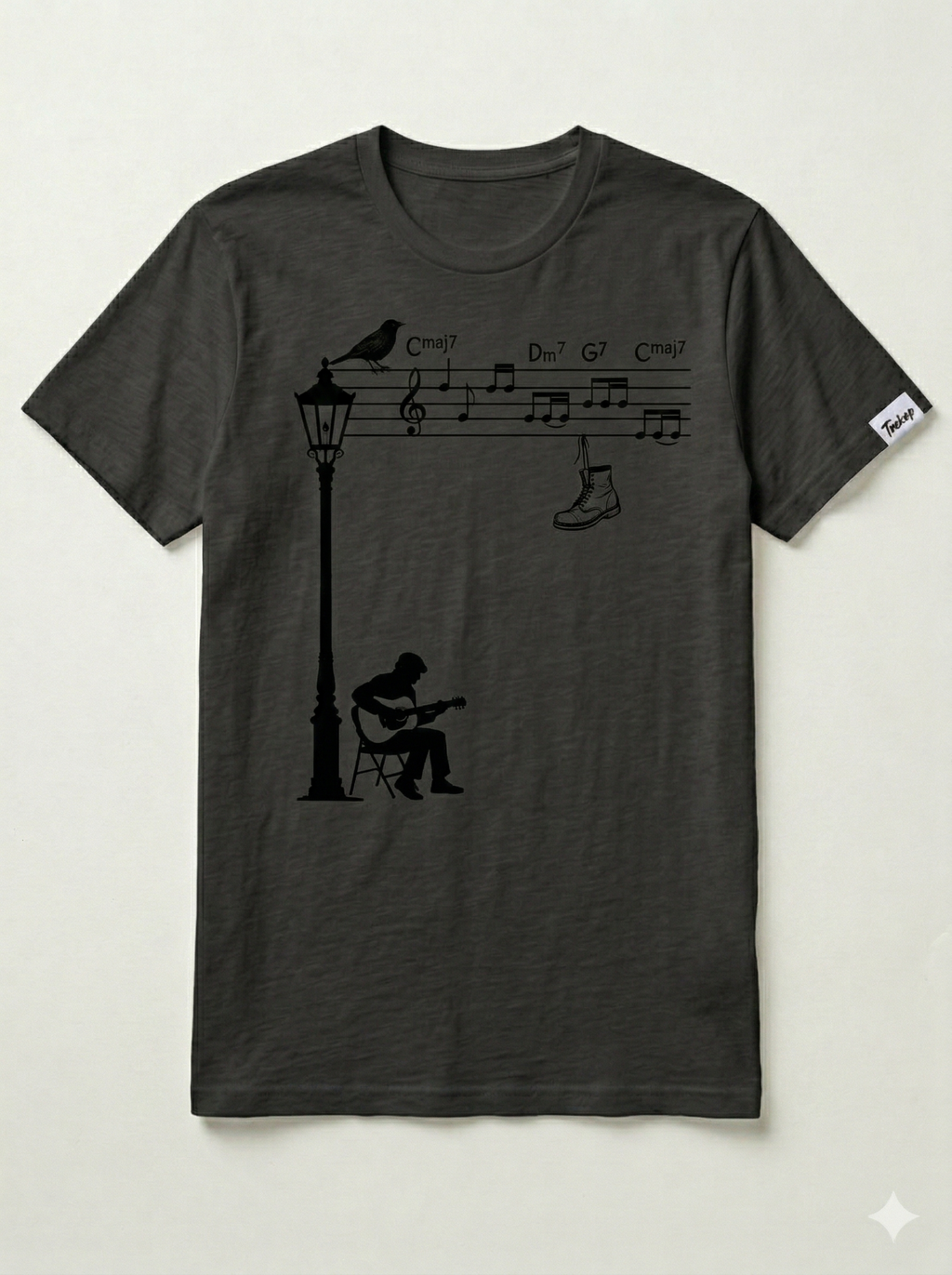 TEEKOP "THE MIDNIGHT BUSKER" GRAPHIC TEE