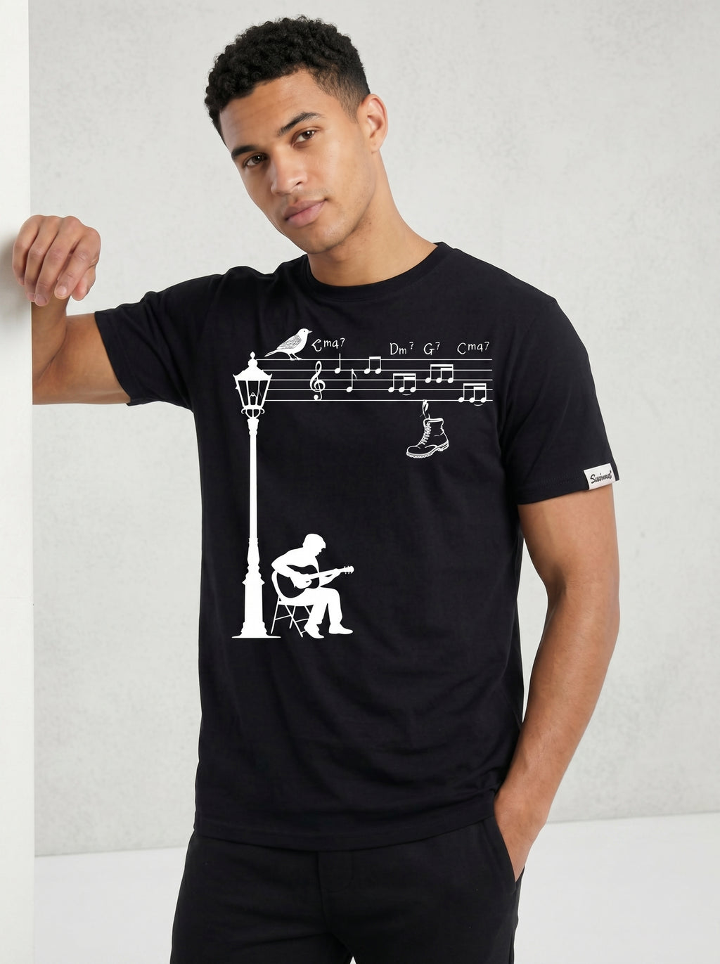 TEEKOP "THE MIDNIGHT BUSKER" GRAPHIC TEE