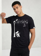 TEEKOP "THE MIDNIGHT BUSKER" GRAPHIC TEE