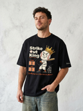 "Strike Out King" Oversized Graphic Tee