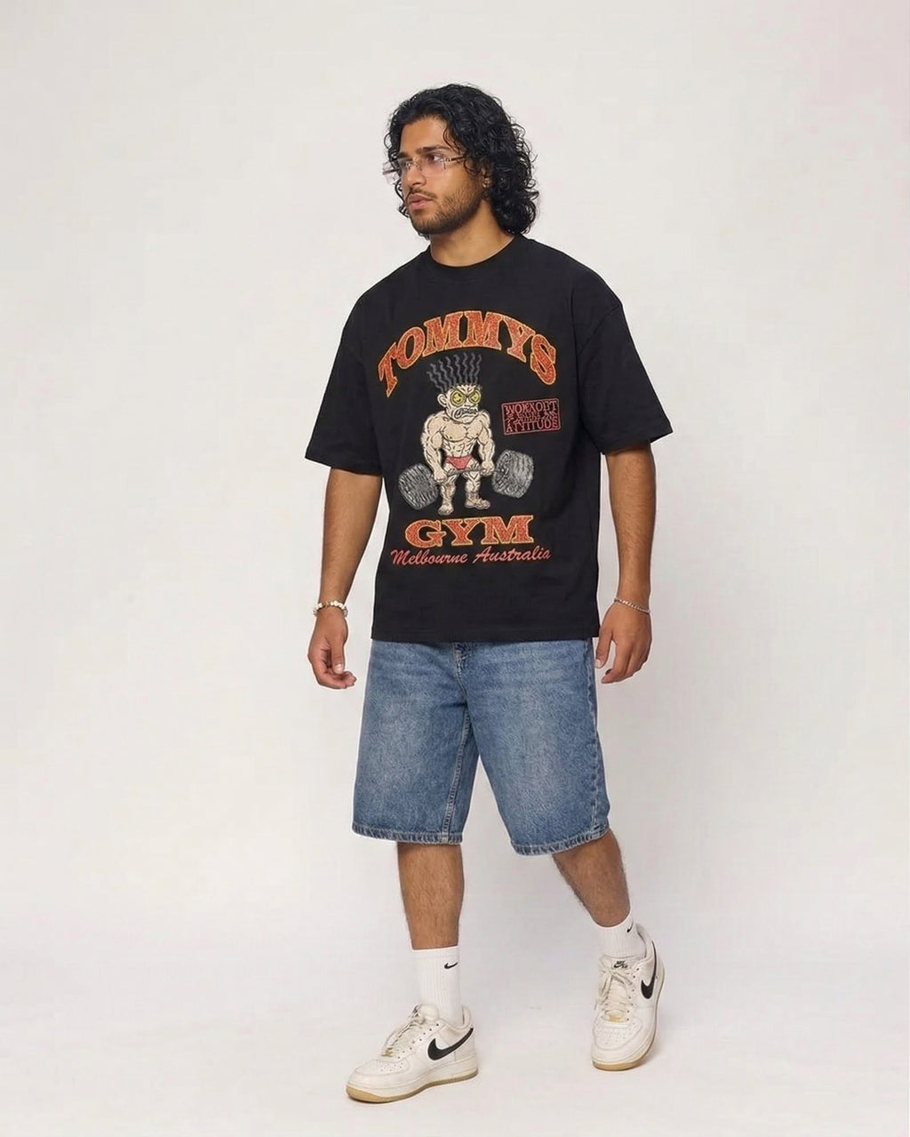 TOMMY'S GYM OVERSIZED TEE