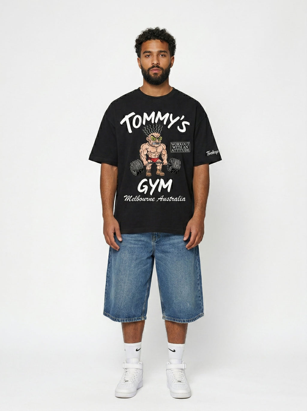 TOMMY'S GYM OVERSIZED TEE