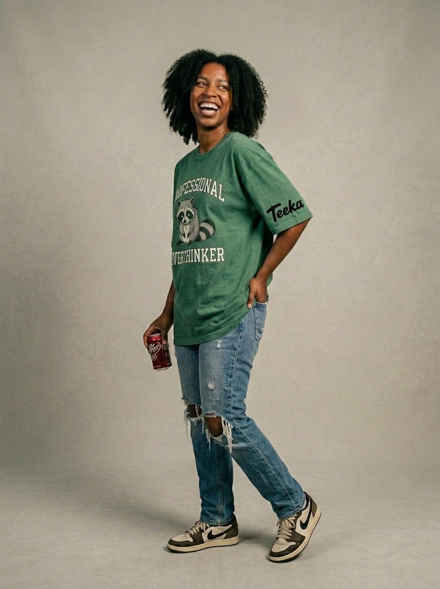 Professional Overthinker // Varsity Anxiety Tee