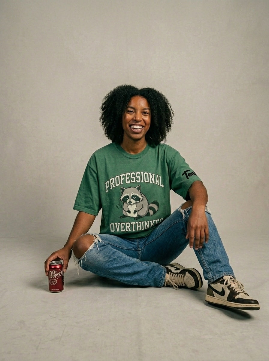 Professional Overthinker // Varsity Anxiety Tee
