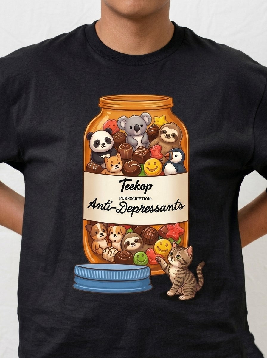 The Purrscription Feline Mood Booster Graphic Tee