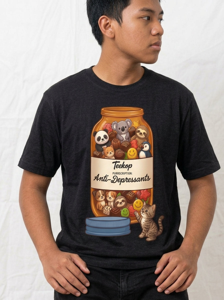 The Purrscription Feline Mood Booster Graphic Tee