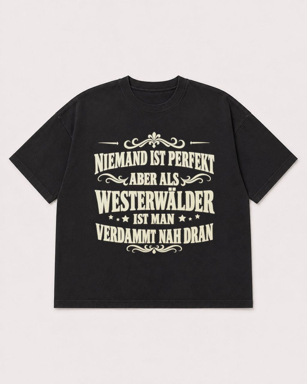 Mockup Boxy Heavyweight Tee Black product