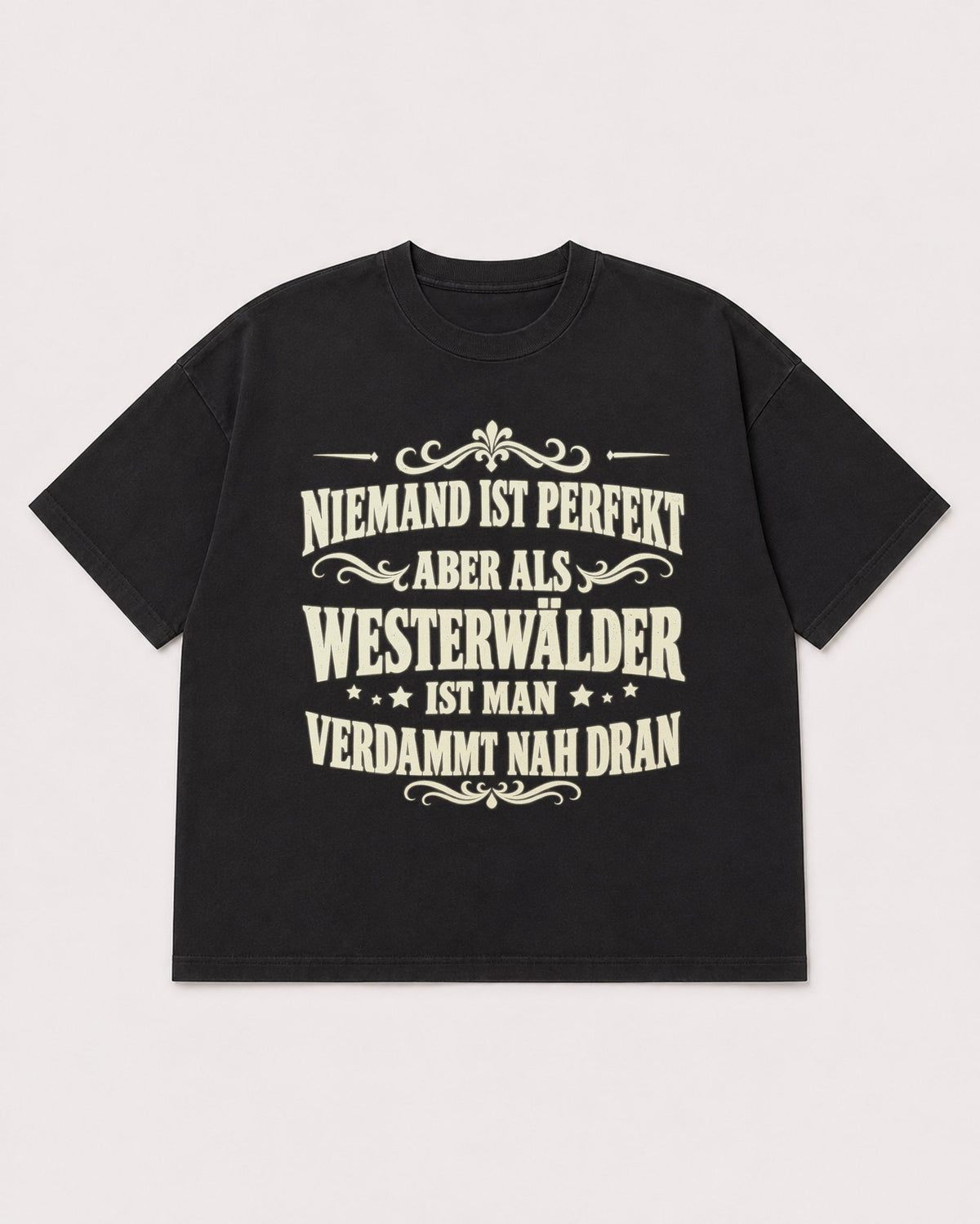 Mockup Boxy Heavyweight Tee Black product