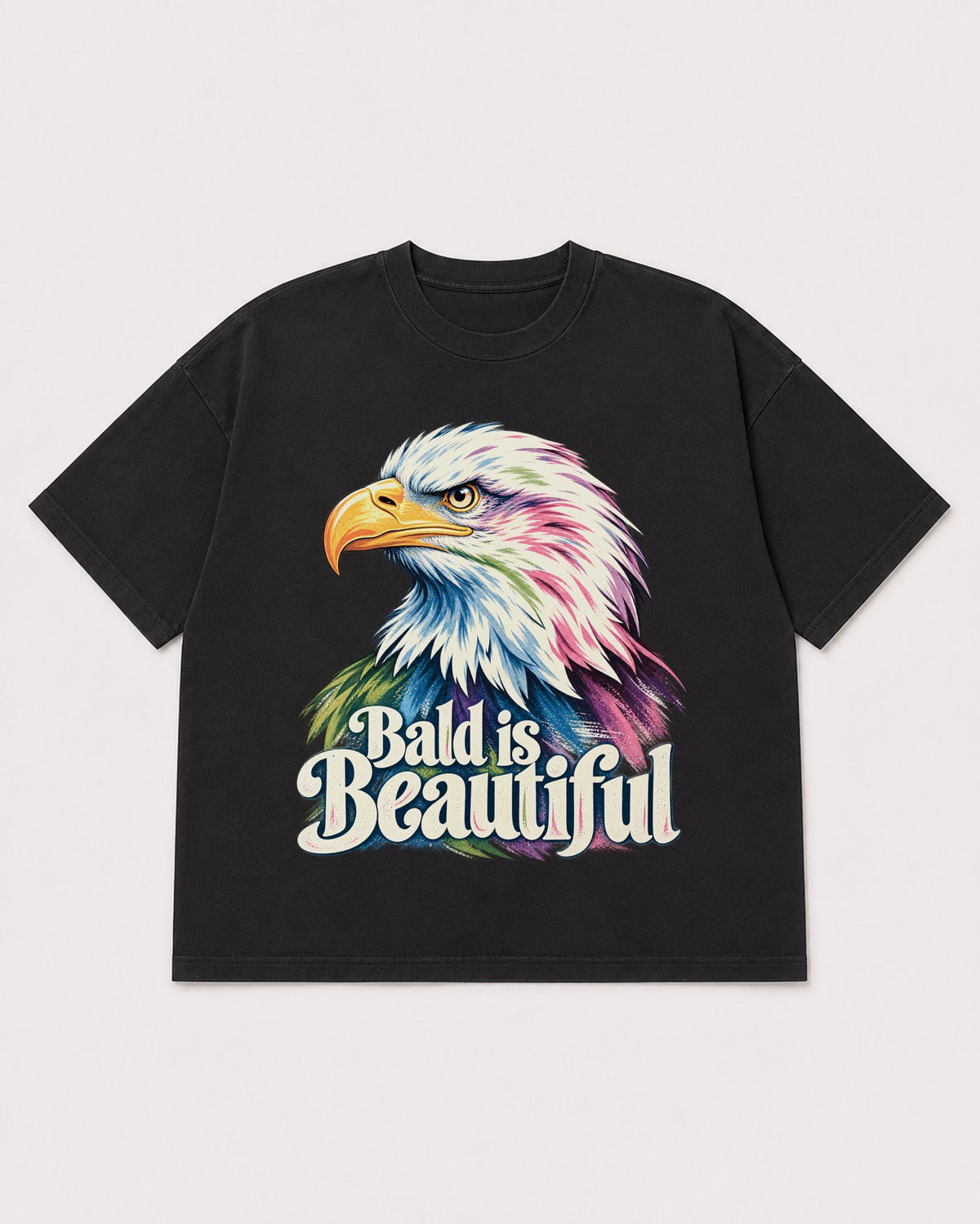 Mockup Boxy Heavyweight Tee Black product