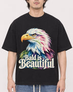 Mockup Boxy Heavyweight Tee Black male close-up 03