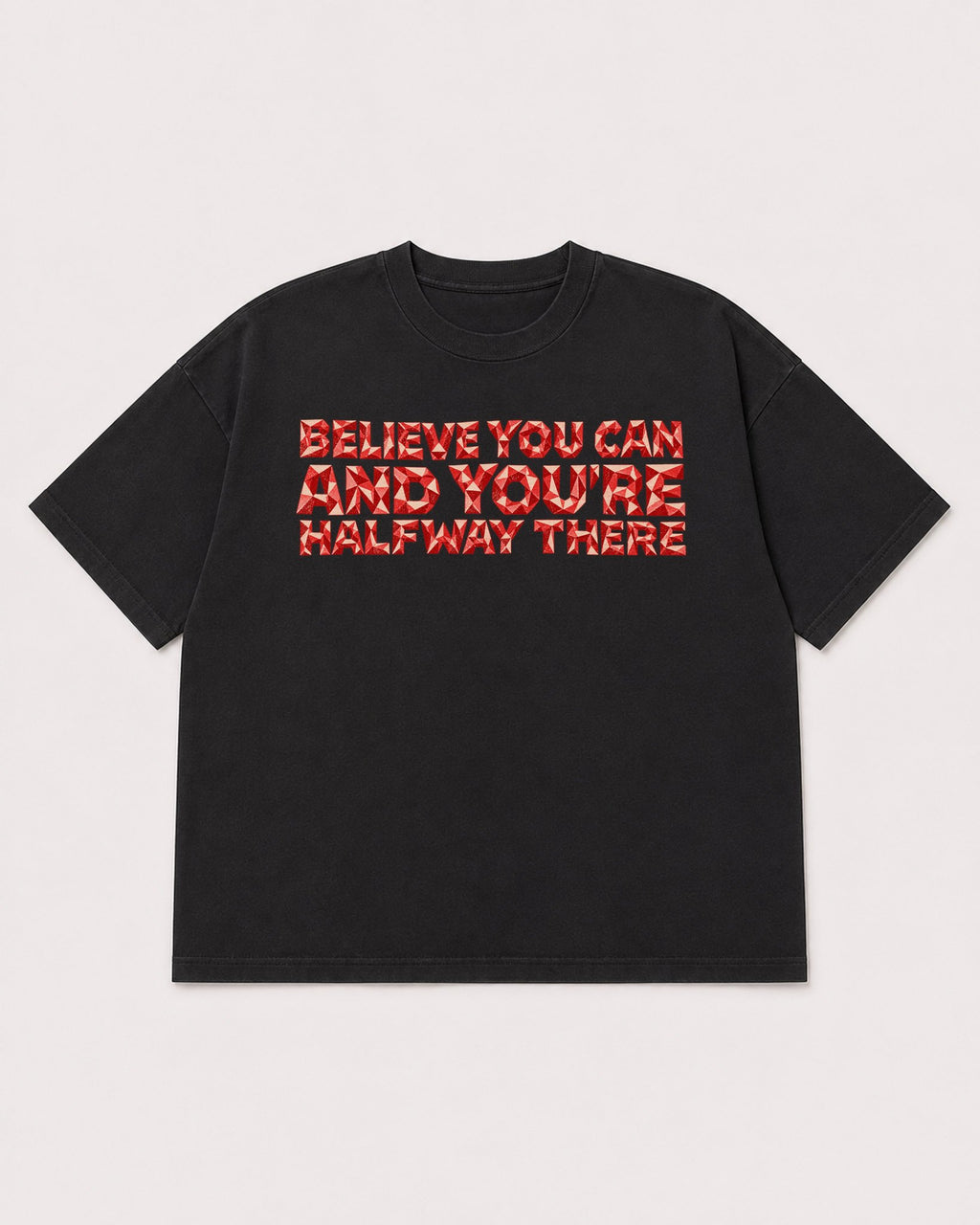 Mockup Boxy Heavyweight Tee Black product