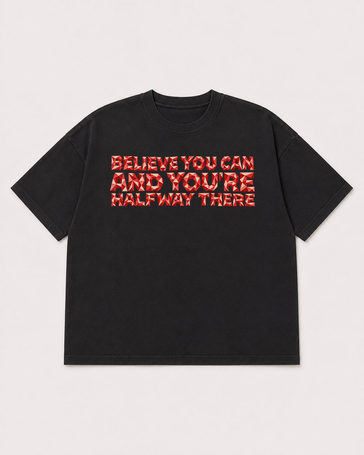 Mockup Boxy Heavyweight Tee Black product