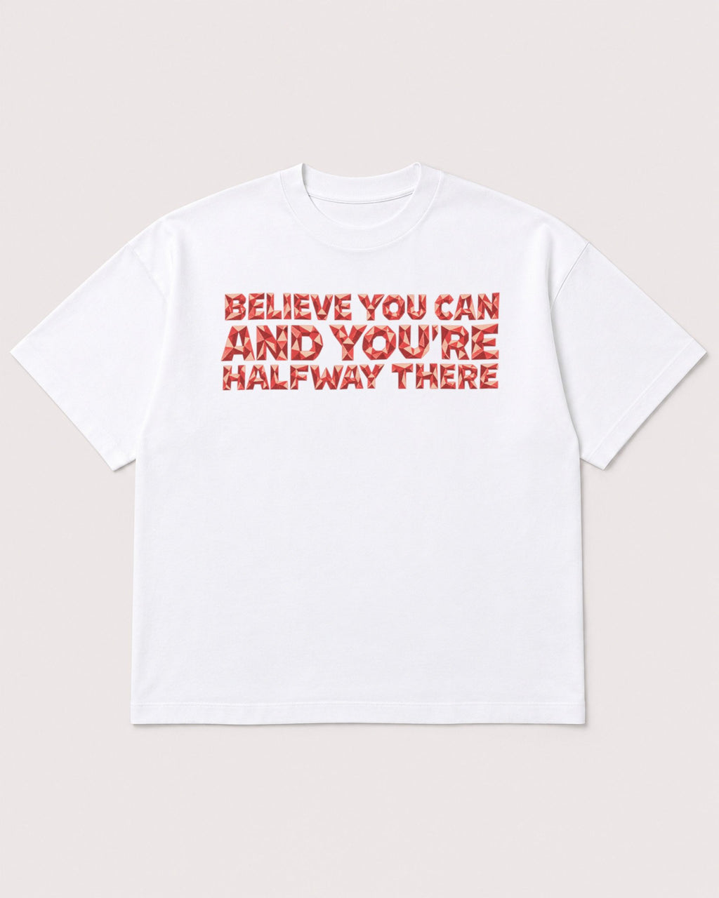 Mockup Boxy Heavyweight Tee White product