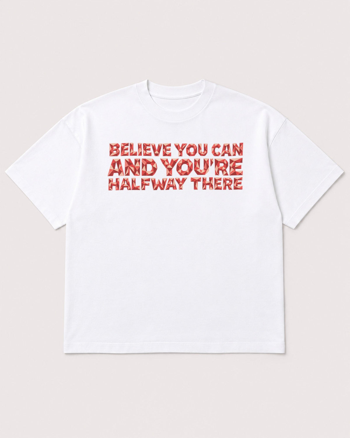 Mockup Boxy Heavyweight Tee White product
