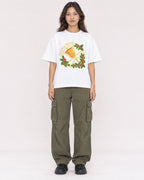 Mockup Boxy Heavyweight Tee White female full-body 02