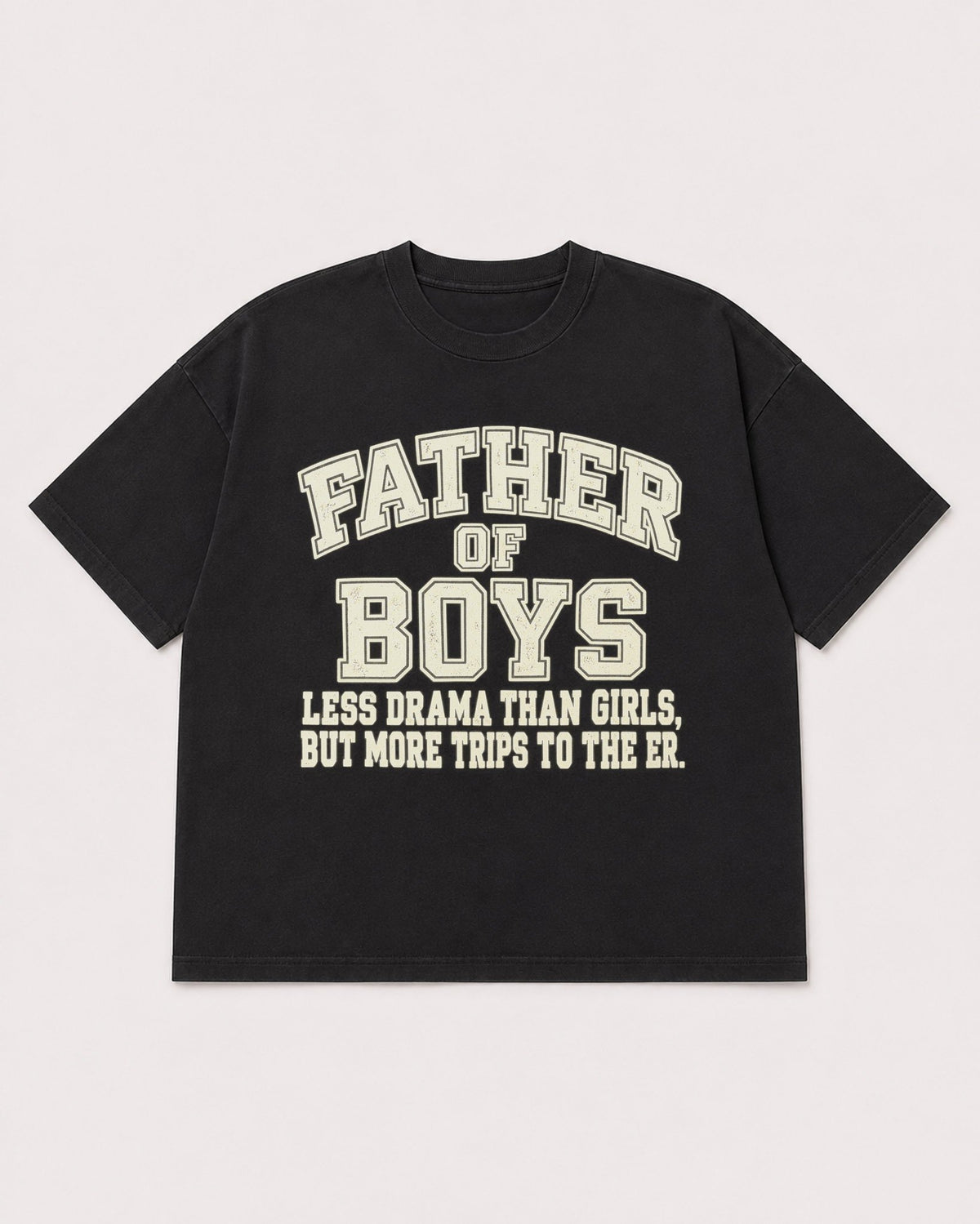 Mockup Boxy Heavyweight Tee Black product