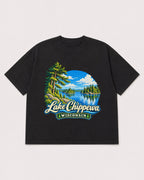 Mockup Boxy Heavyweight Tee Black product