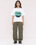 Mockup Boxy Heavyweight Tee White female full-body 02
