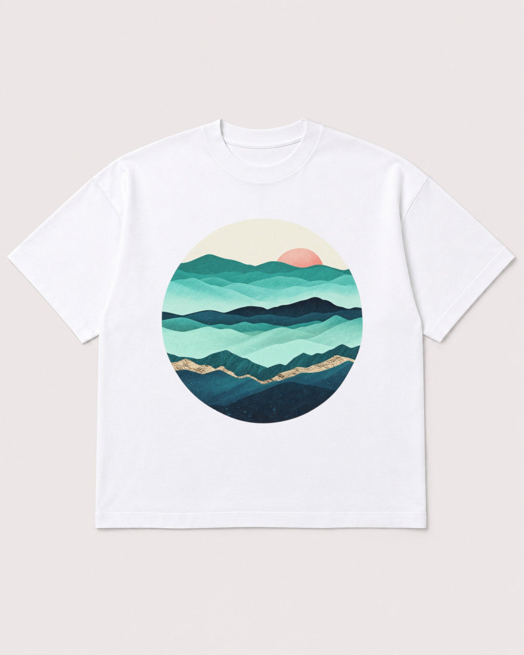 Mockup Boxy Heavyweight Tee White product