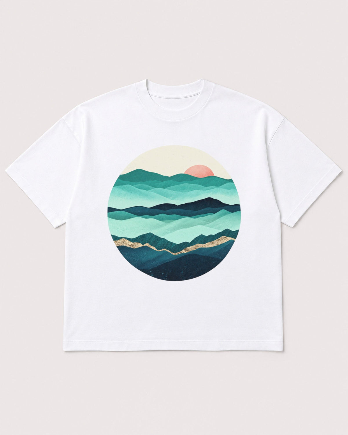 Mockup Boxy Heavyweight Tee White product