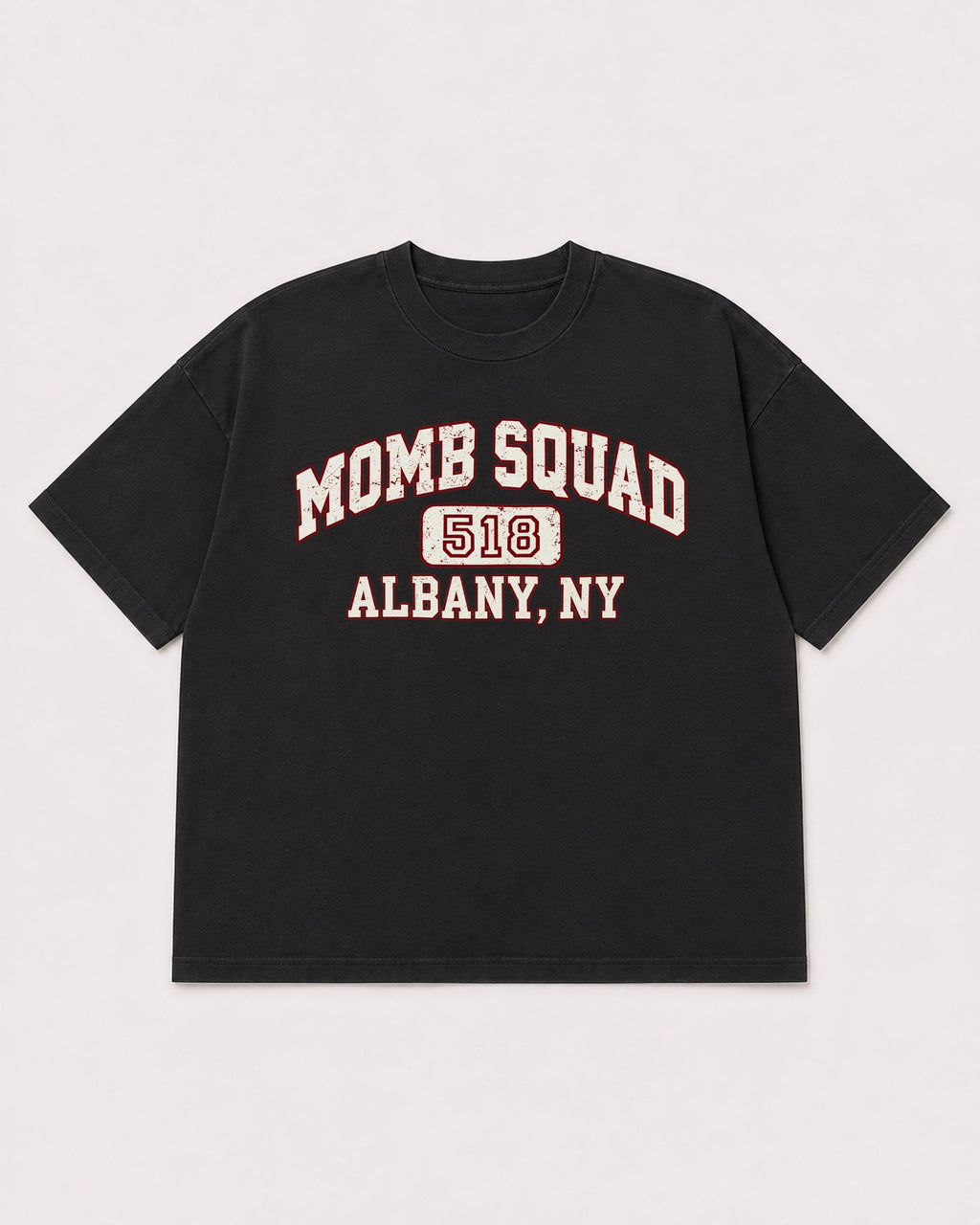 Mockup Boxy Heavyweight Tee Black product