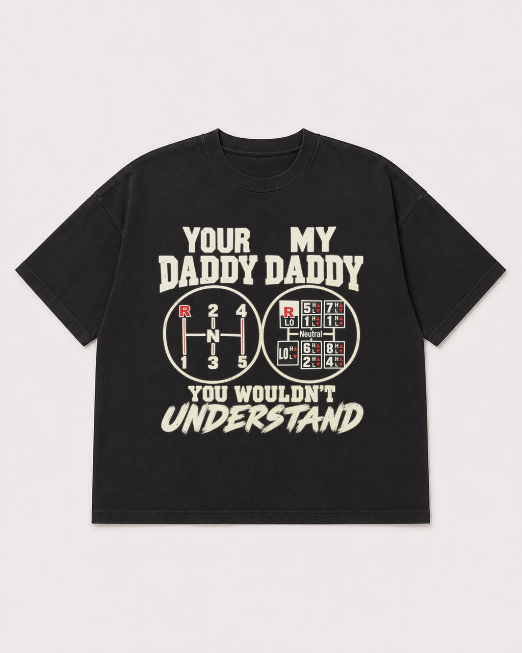 Mockup Boxy Heavyweight Tee Black product