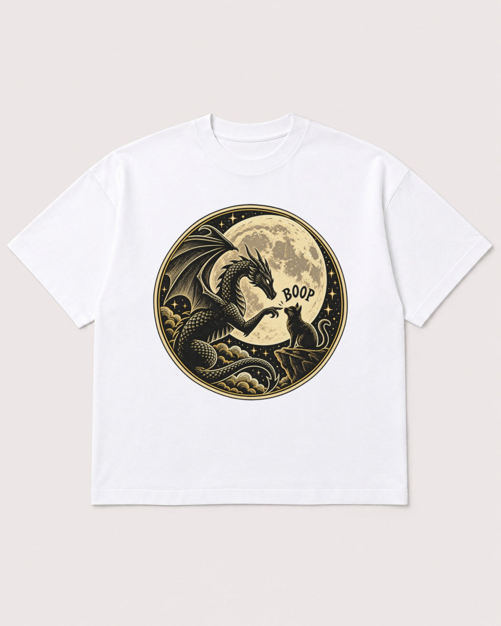 Mockup Boxy Heavyweight Tee White product
