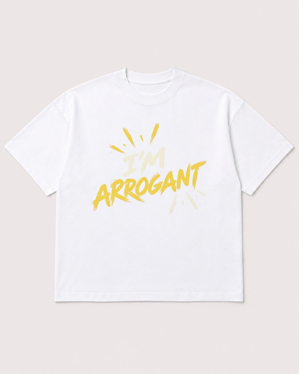 Mockup Boxy Heavyweight Tee White product