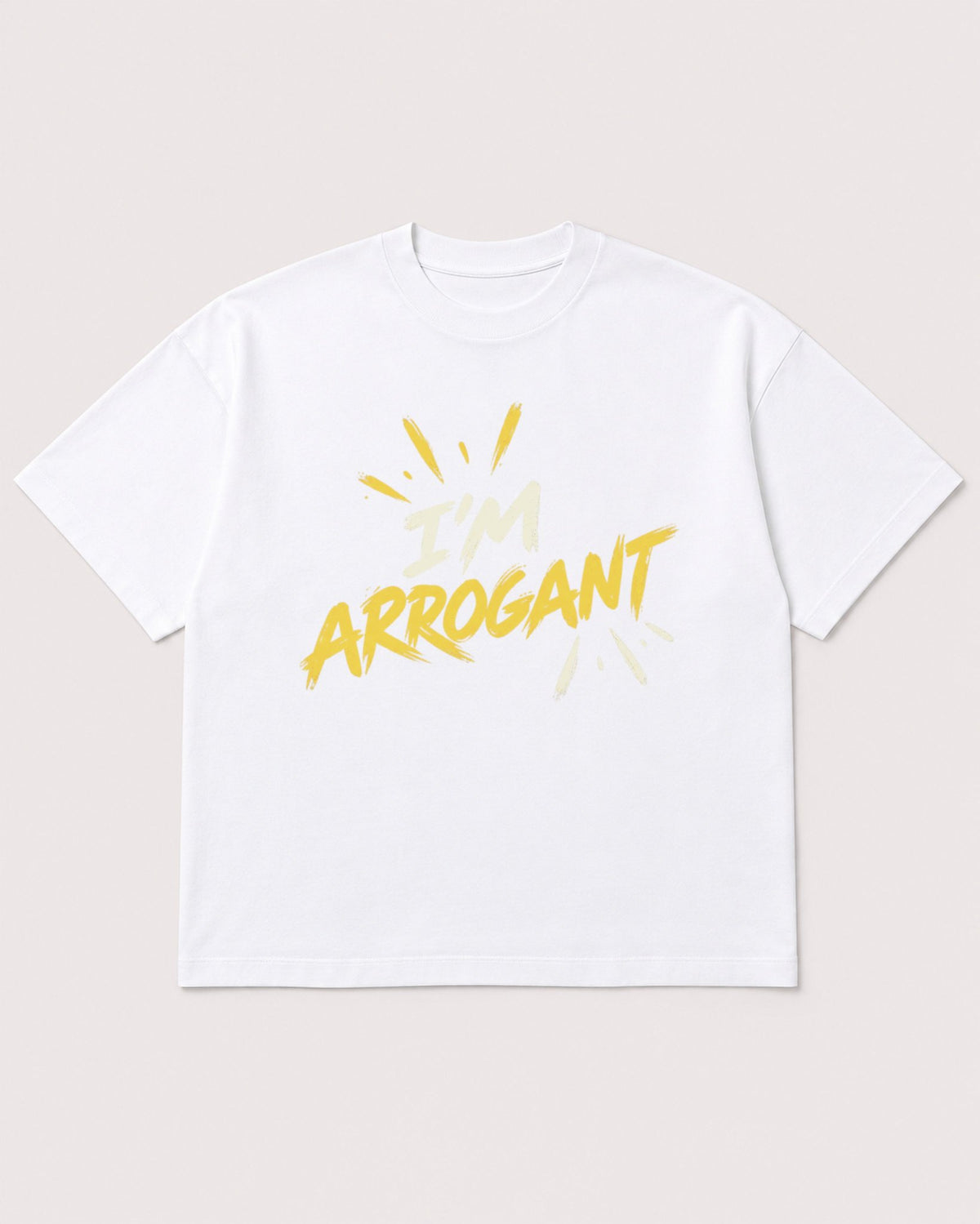 Mockup Boxy Heavyweight Tee White product