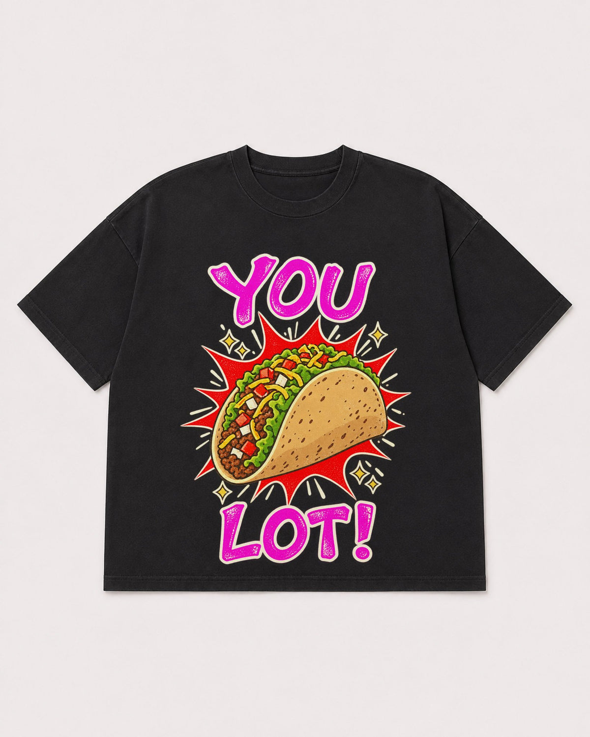 Mockup Boxy Heavyweight Tee Black product