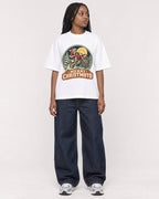 Mockup Boxy Heavyweight Tee White female full-body 04