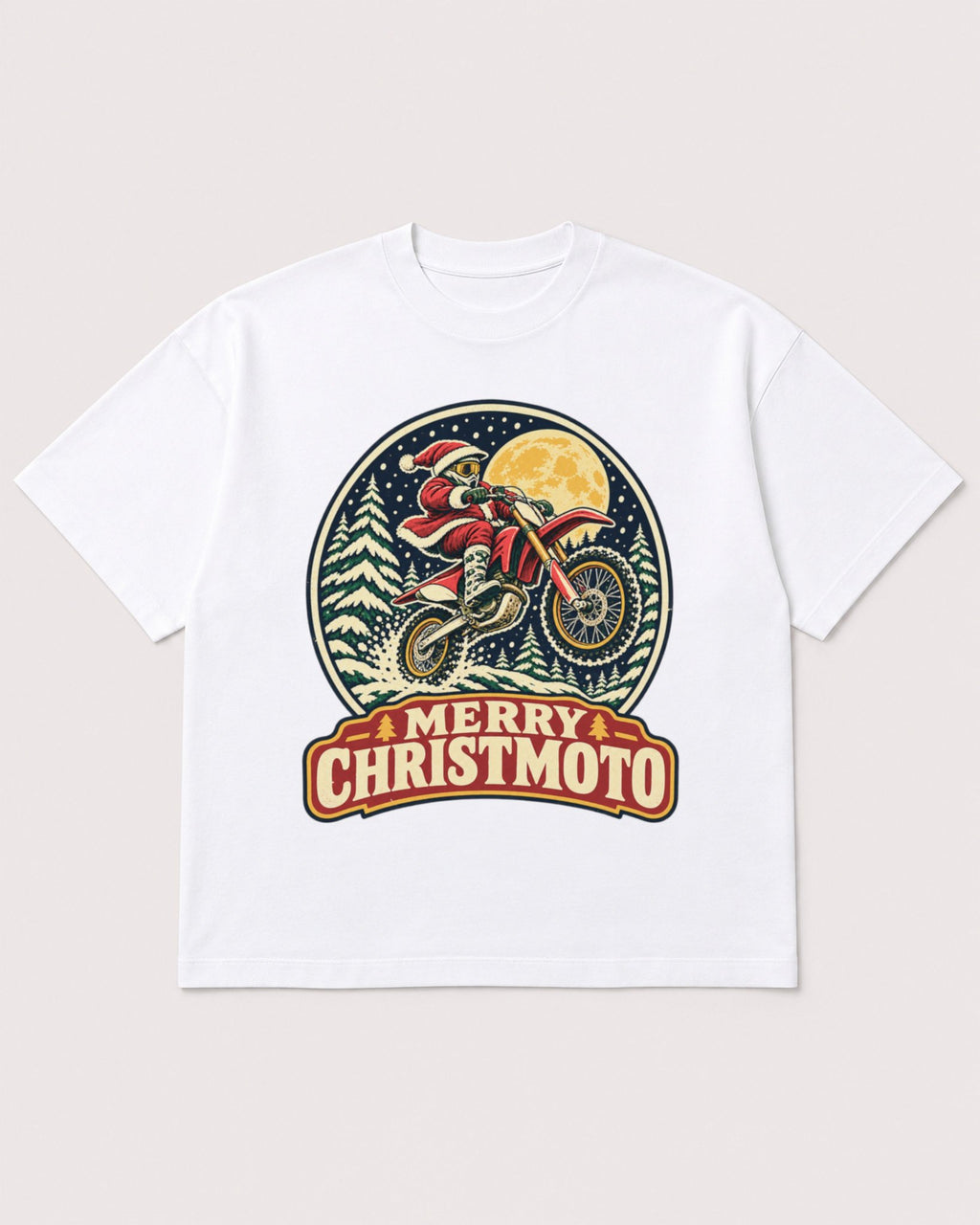 Mockup Boxy Heavyweight Tee White product