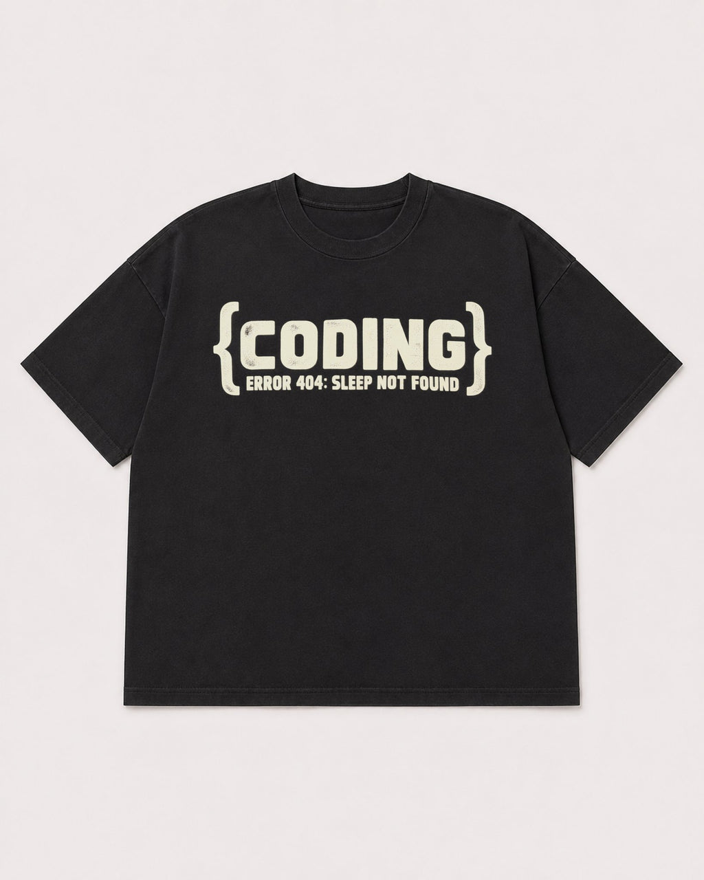 Mockup Boxy Heavyweight Tee Black product