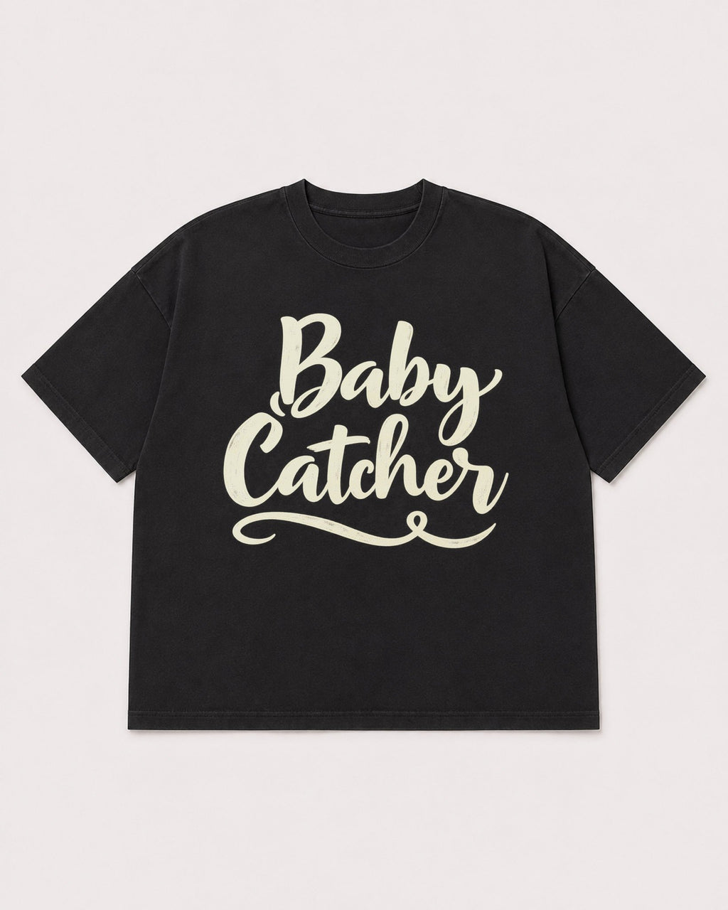 Mockup Boxy Heavyweight Tee Black product