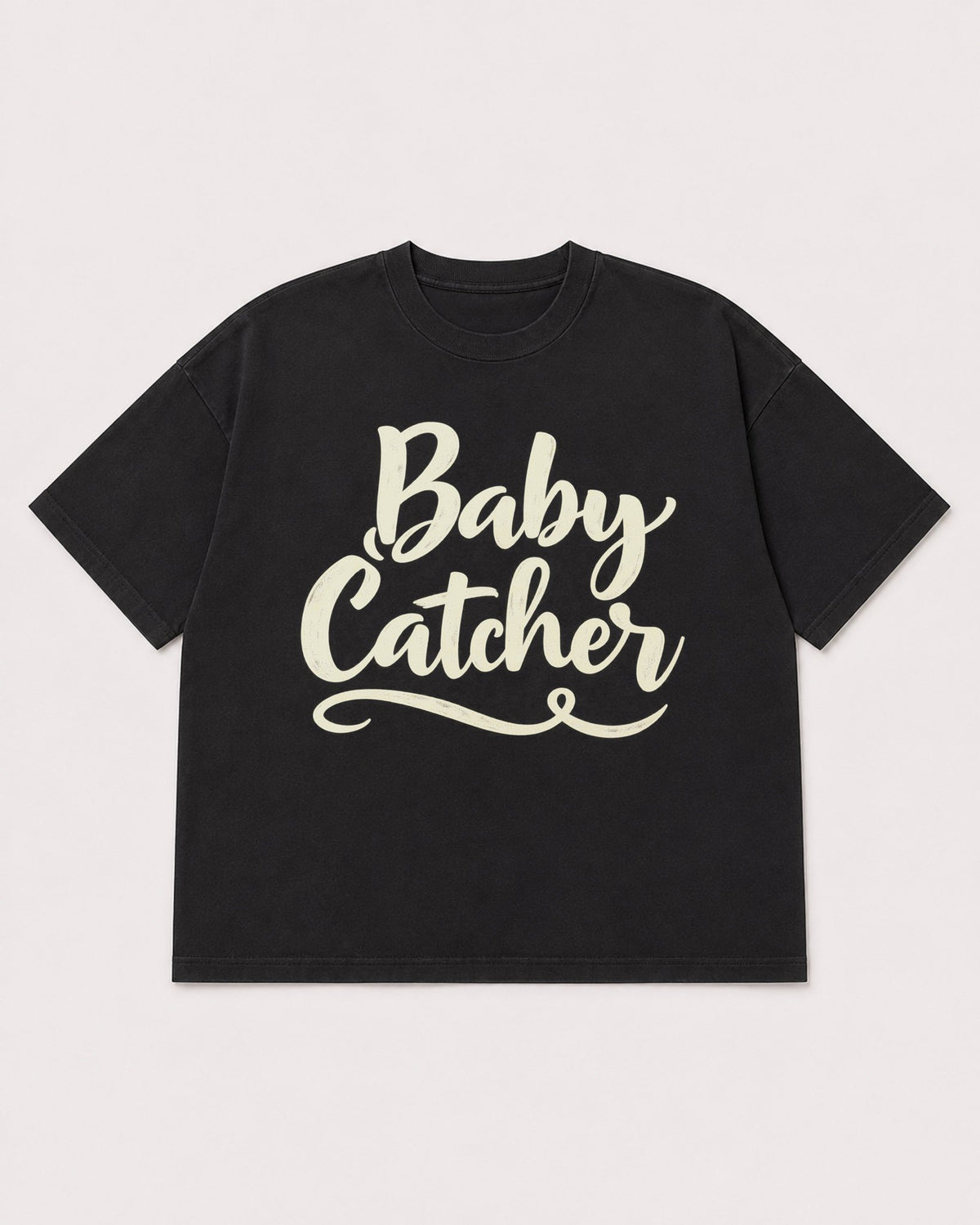 Mockup Boxy Heavyweight Tee Black product