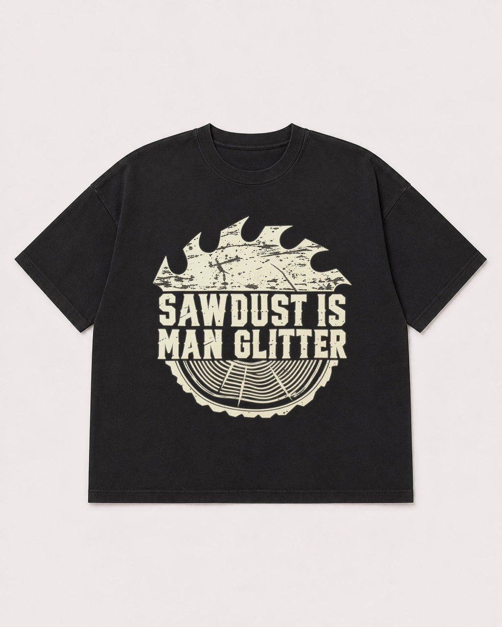 Mockup Boxy Heavyweight Tee Black product