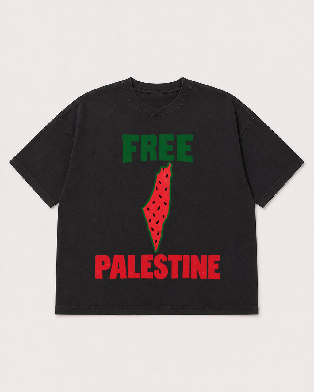 Mockup Boxy Heavyweight Tee Black product