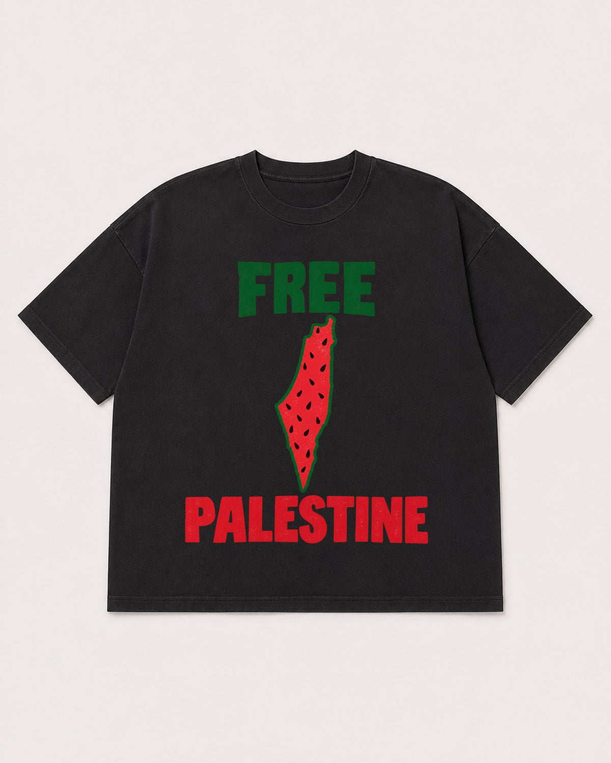 Mockup Boxy Heavyweight Tee Black product