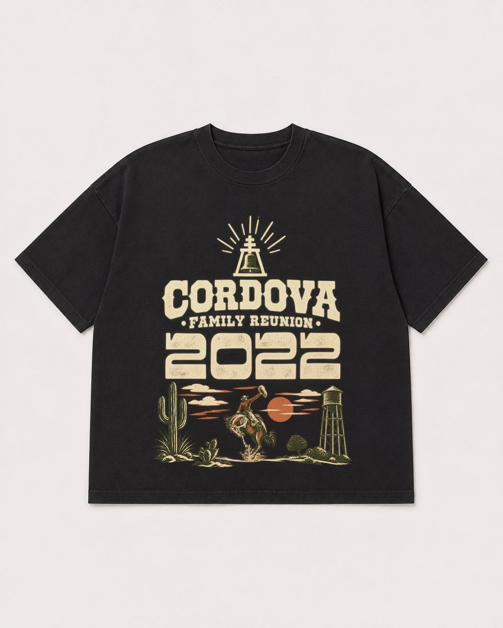 Mockup Boxy Heavyweight Tee Black product