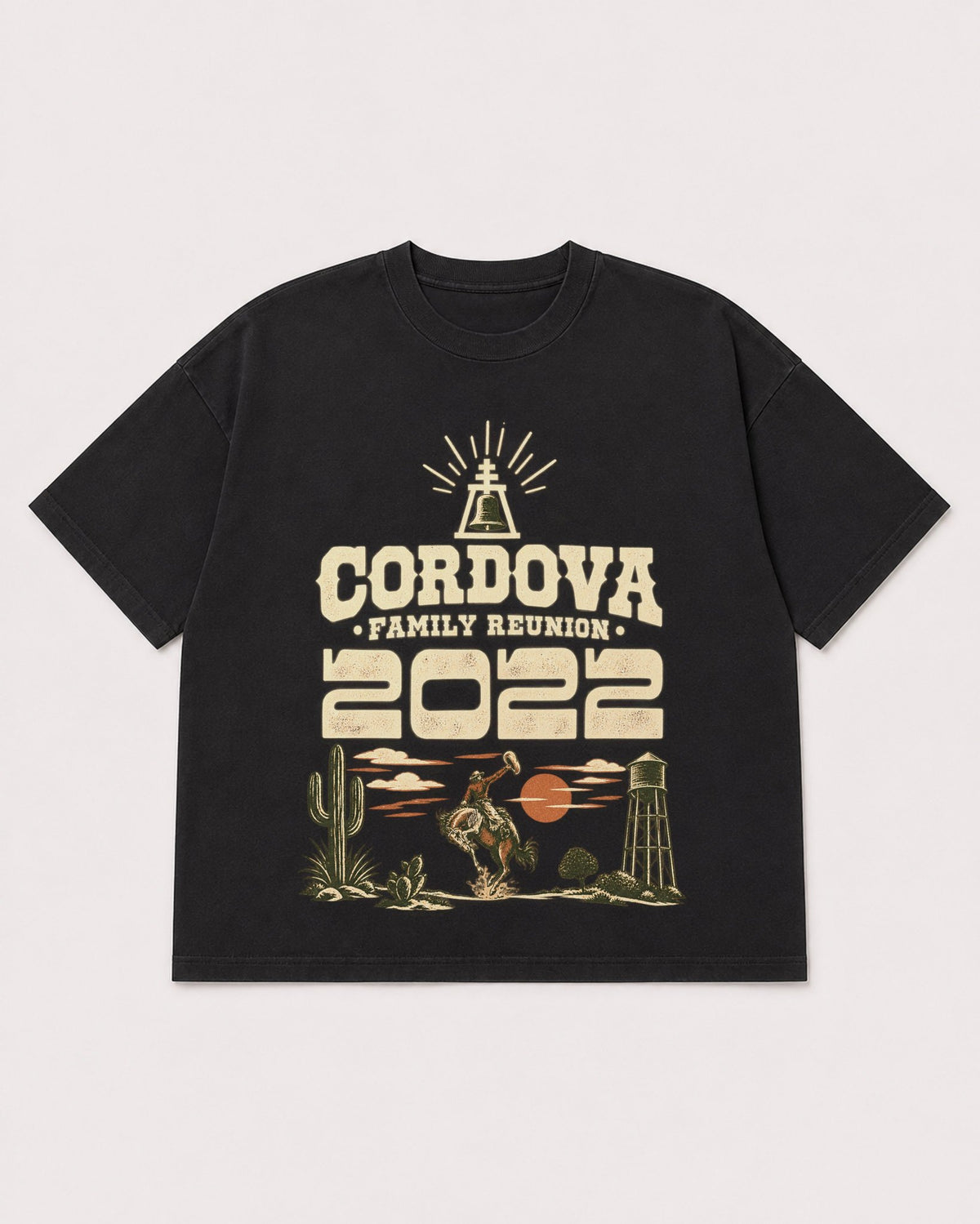 Mockup Boxy Heavyweight Tee Black product
