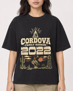 Mockup Boxy Heavyweight Tee Black female close-up 02