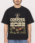 Mockup Boxy Heavyweight Tee Black male close-up 02