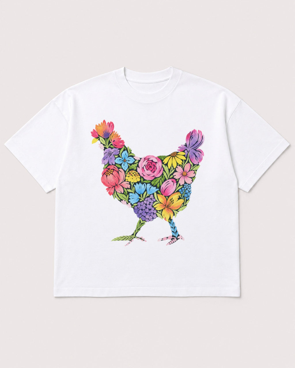 Mockup Boxy Heavyweight Tee White product
