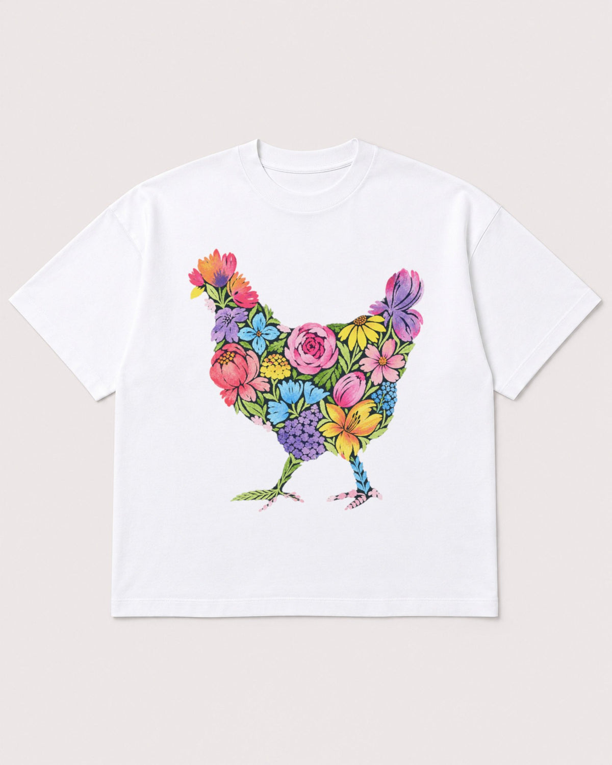 Mockup Boxy Heavyweight Tee White product
