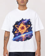 Mockup Boxy Heavyweight Tee White male close-up 06