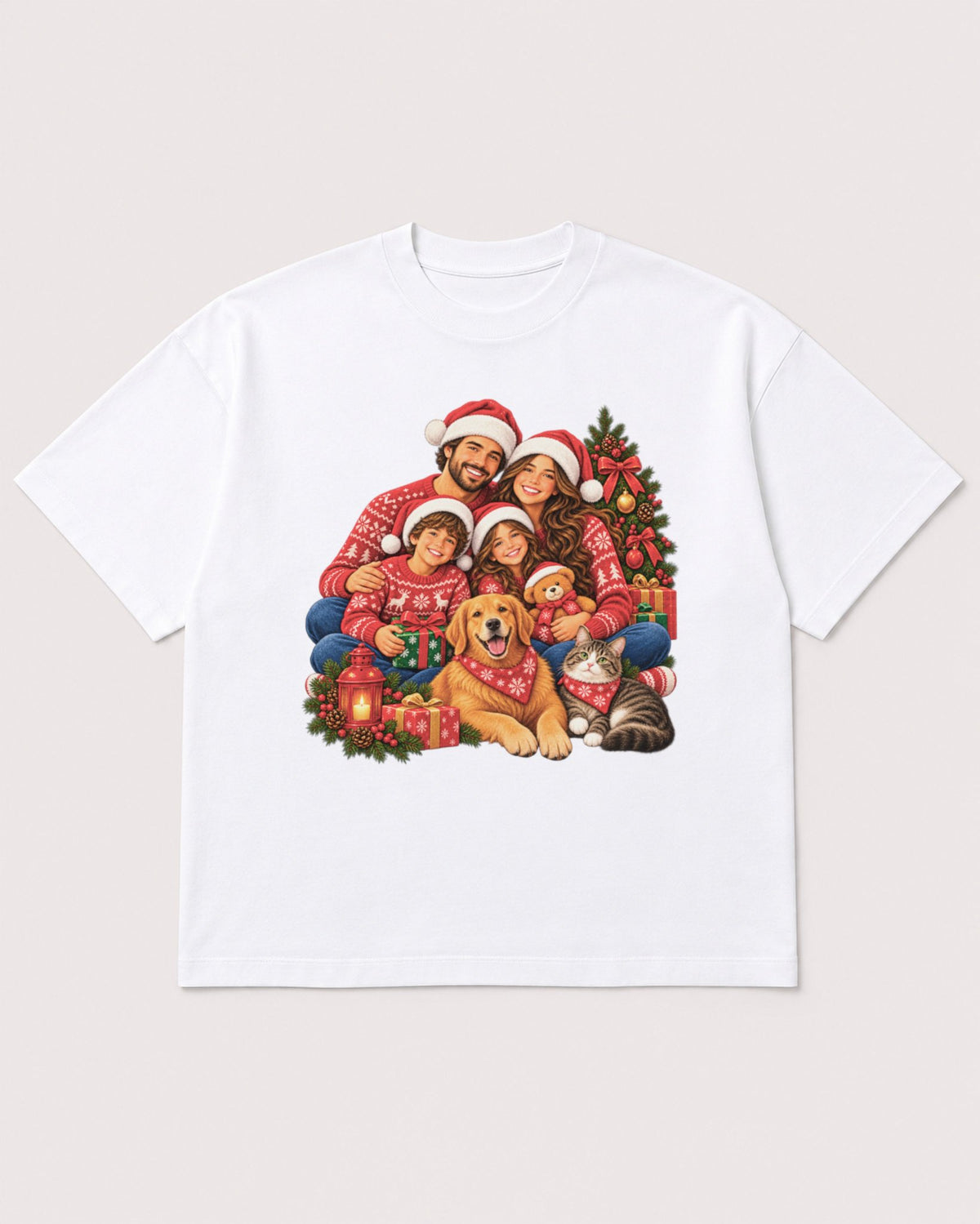 Mockup Boxy Heavyweight Tee White product